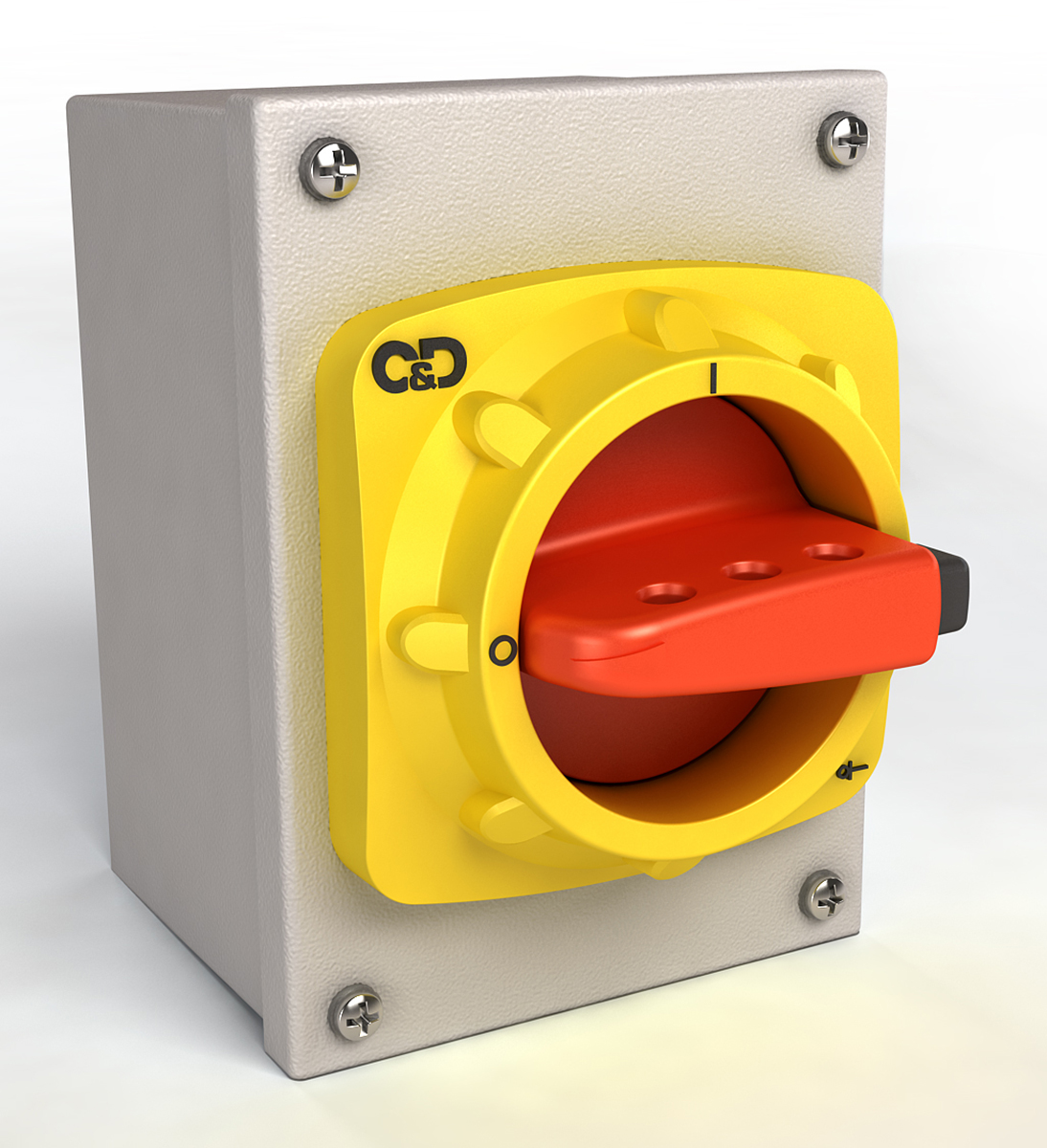 Craig & Derricott 6P Pole Isolator Switch - 40A Maximum Current, 18.5kW Power Rating, IP65