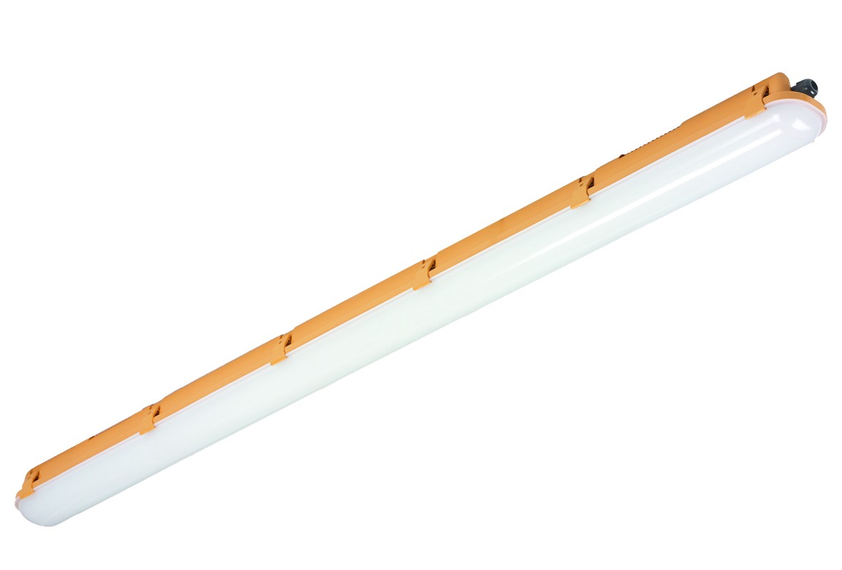 RS PRO 40W LED Batten Light, 100 → 240 V Batten LED Non Corrosive Fitting, 1 Lamp, Anti-corrosive, 1500mm Long,