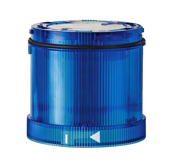 Werma 644 Series Blue Flashing Effect Signal Tower for Use with Signal Tower, 24 V dc, LED Bulb, Vdc, IP65