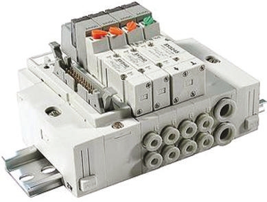SMC SS5Y series 6 station Manifold