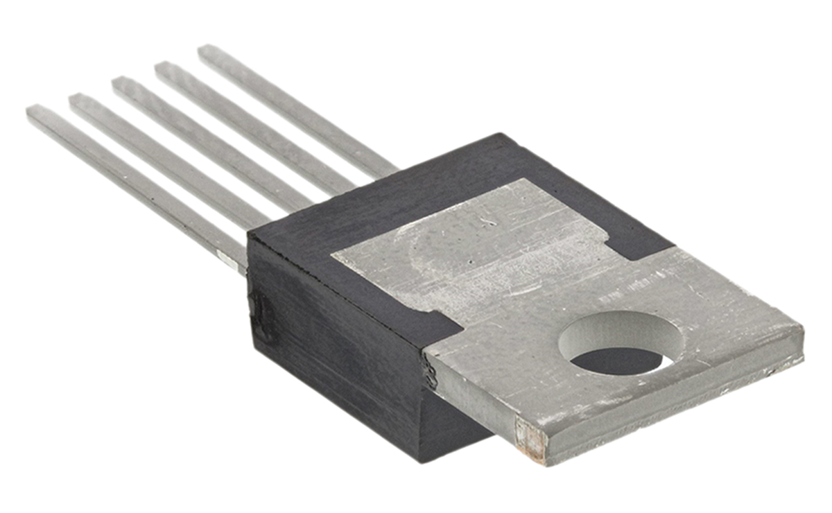 Microchip LM2576-5.0WT, 1-Channel, Step Down DC-DC Converter 5-Pin, TO-220
