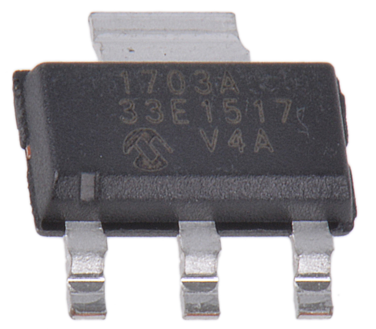 Microchip, 5-Channel Low Dropout Voltage, Voltage Regulator, 250 mA, 3.3 V, SOT-223 3-Pin
