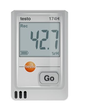 Testo TESTO 174 H MINI Temperature & Humidity Data Logger Data Logger, USB 2.0, 2 Input Channel(s) - RS Calibration