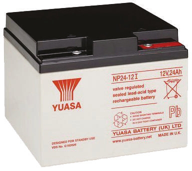 Yuasa 12V Insert M5 Sealed Lead Acid Battery, 24Ah