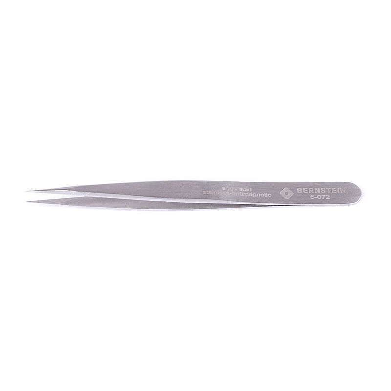 Bernstein 110 mm, Stainless Steel, Fine, ESD Tweezer