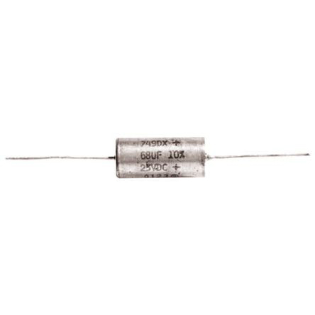 Vishay 10μF MnO2 Tantalum Capacitor 25V dc, 749D Series
