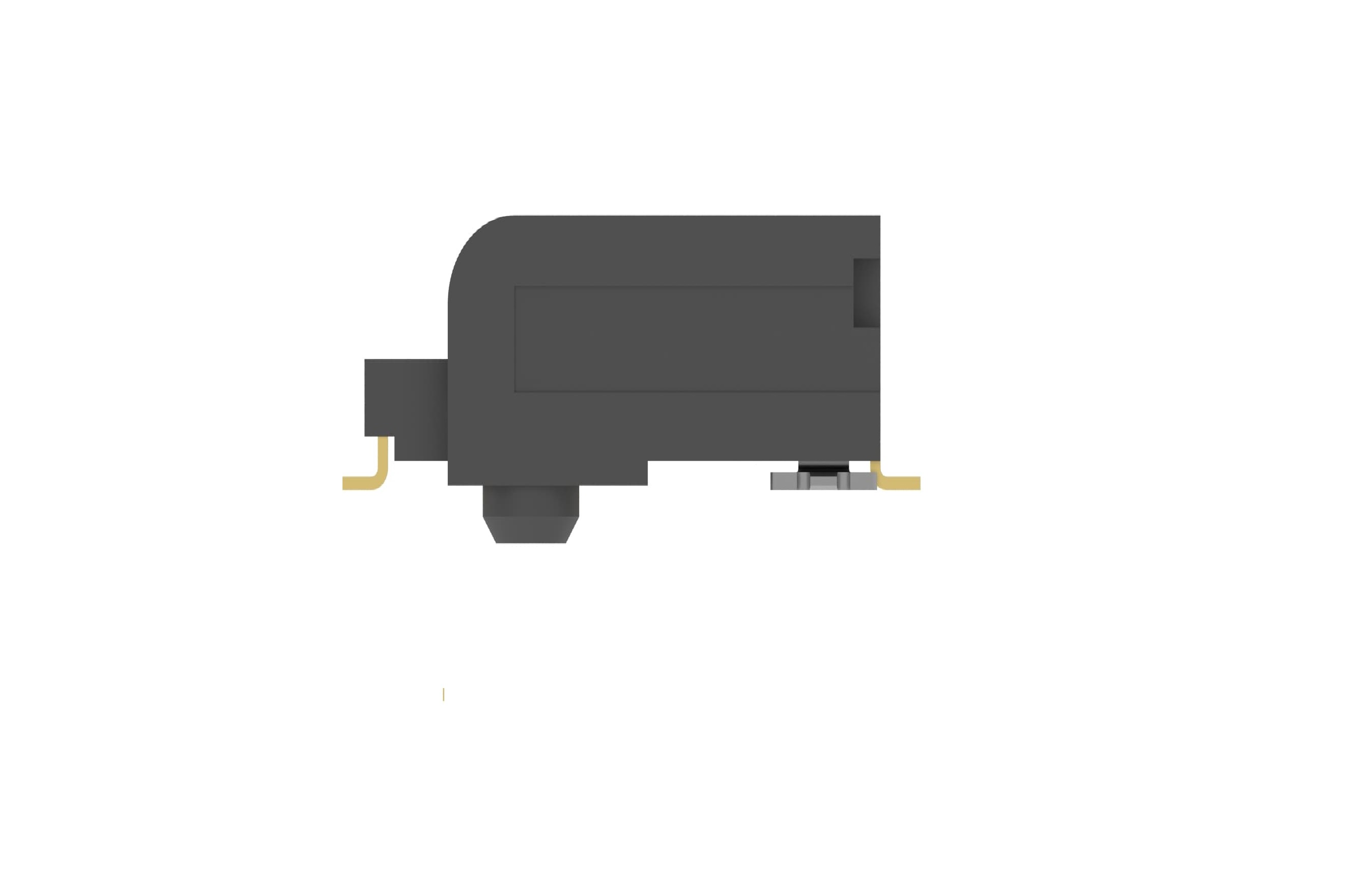 TE Connectivity Right Angle Edge Connector, 67-Contacts, 0.5mm Pitch, 2-Row