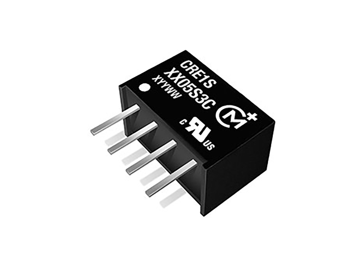 Murata Power Solutions CRE1 DC-DC Converter, 5V dc/ 200mA Output, 2.97 → 3.63 V dc Input, 1W, Through Hole,