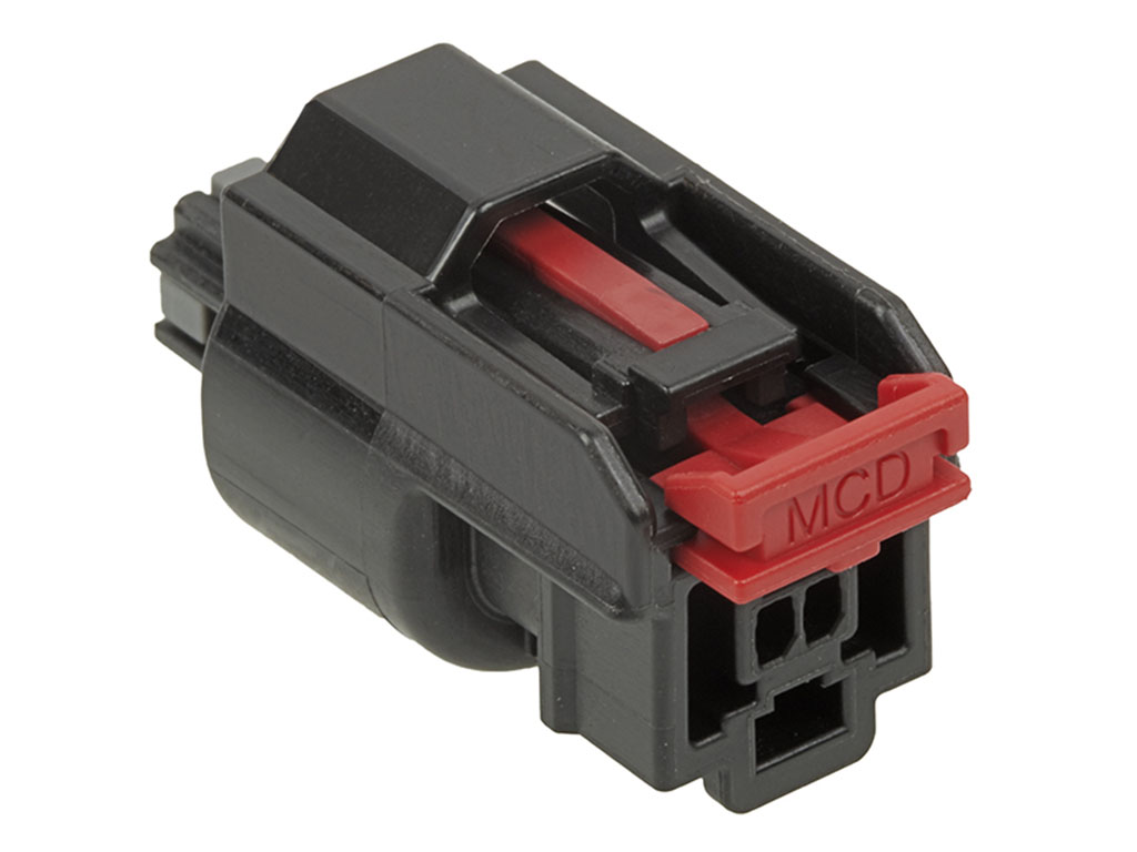 Molex, Mini50 Automotive Connector Socket Black 2 Way, Crimp Termination 34967-2001