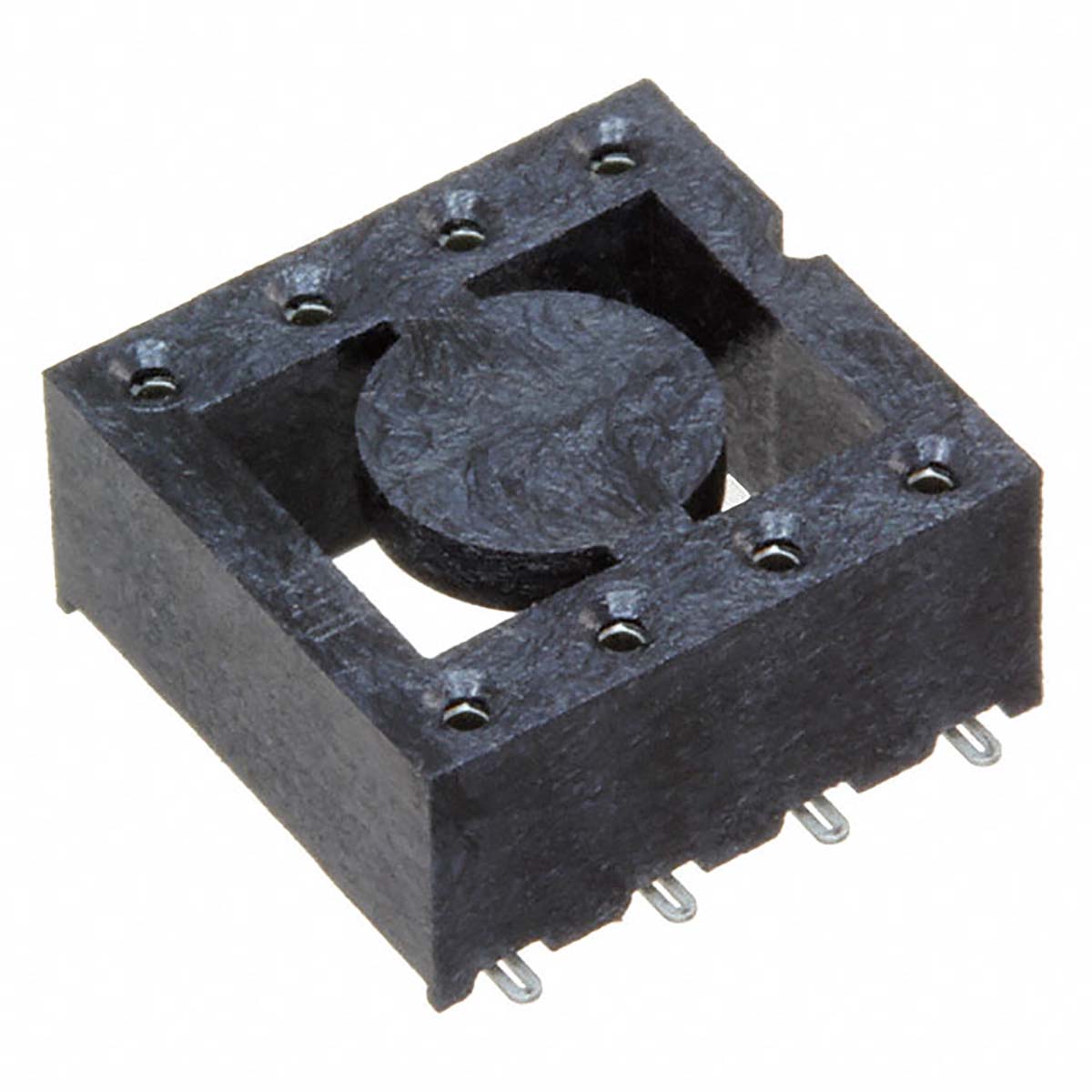 Samtec, ICF 2.54mm Pitch Vertical 8 Way, PCB Mount Stamped Pin Open Frame IC Dip Socket