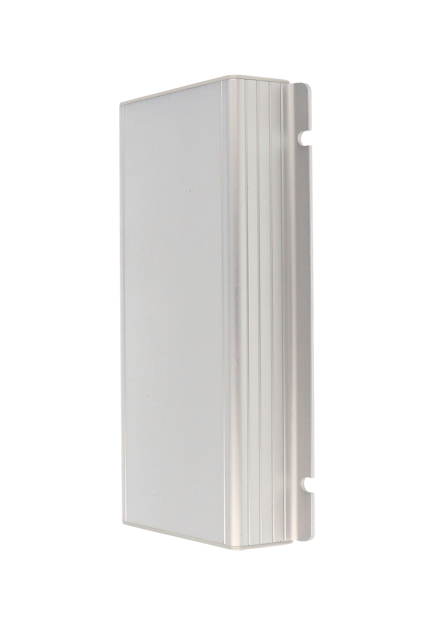 Hammond 1455F Series Clear Anodised Aluminium Enclosure, IP54, Flanged, Clear Lid, 160 x 78 x 28mm