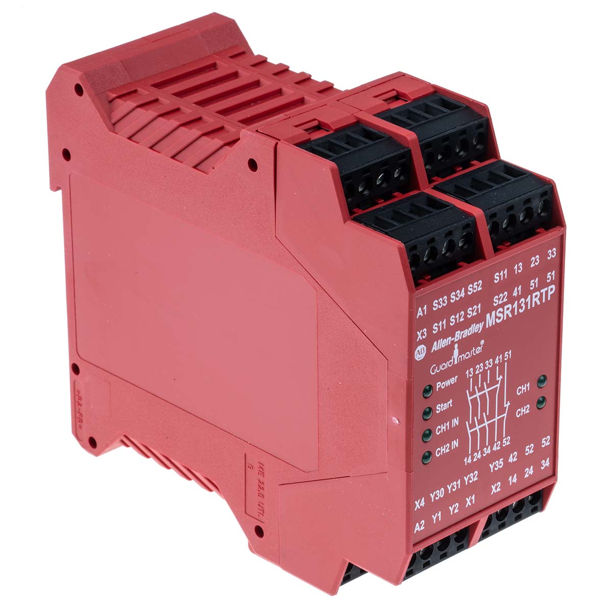 Allen Bradley Guardmaster MSR, Minotaur 440R / MSR131RTP 2 Auxiliary Contacts Safety Relay 24V ac/dc, Dual-Channel 3