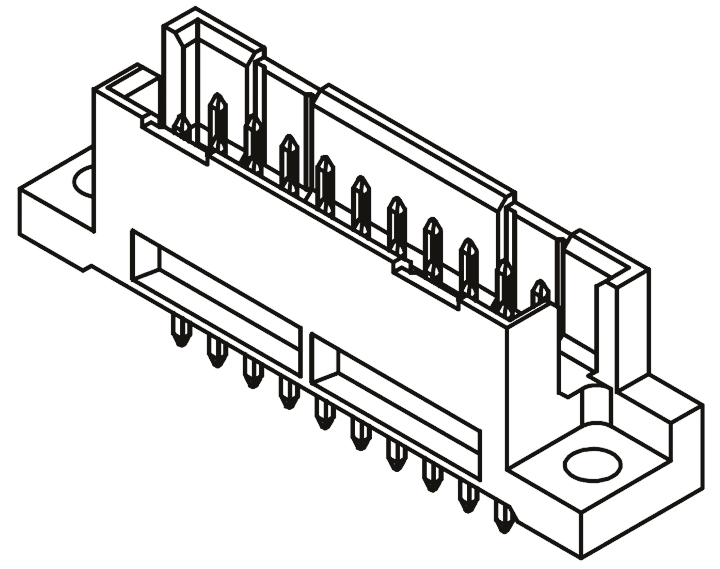ERNI ERNIPRESS 20 Way 2.54mm Pitch, Type Q/3 Class C2, 2 Row, Straight DIN 41612 Connector, Plug