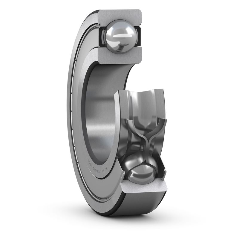 SKF 608-2Z/C3GJN 1 Row Ball Bearing - 8 mm ID, 22 mm OD