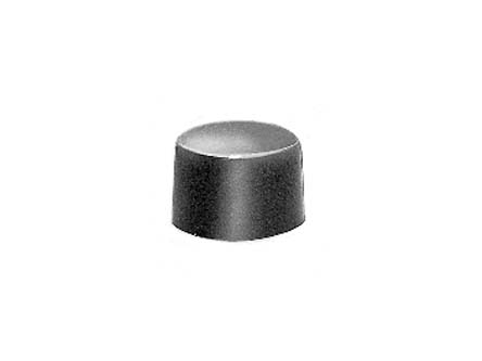 KNITTER-SWITCH Black Push Button Cap for Use with FP Series Push Button Switch, 4 (Dia.) x 2.4mm
