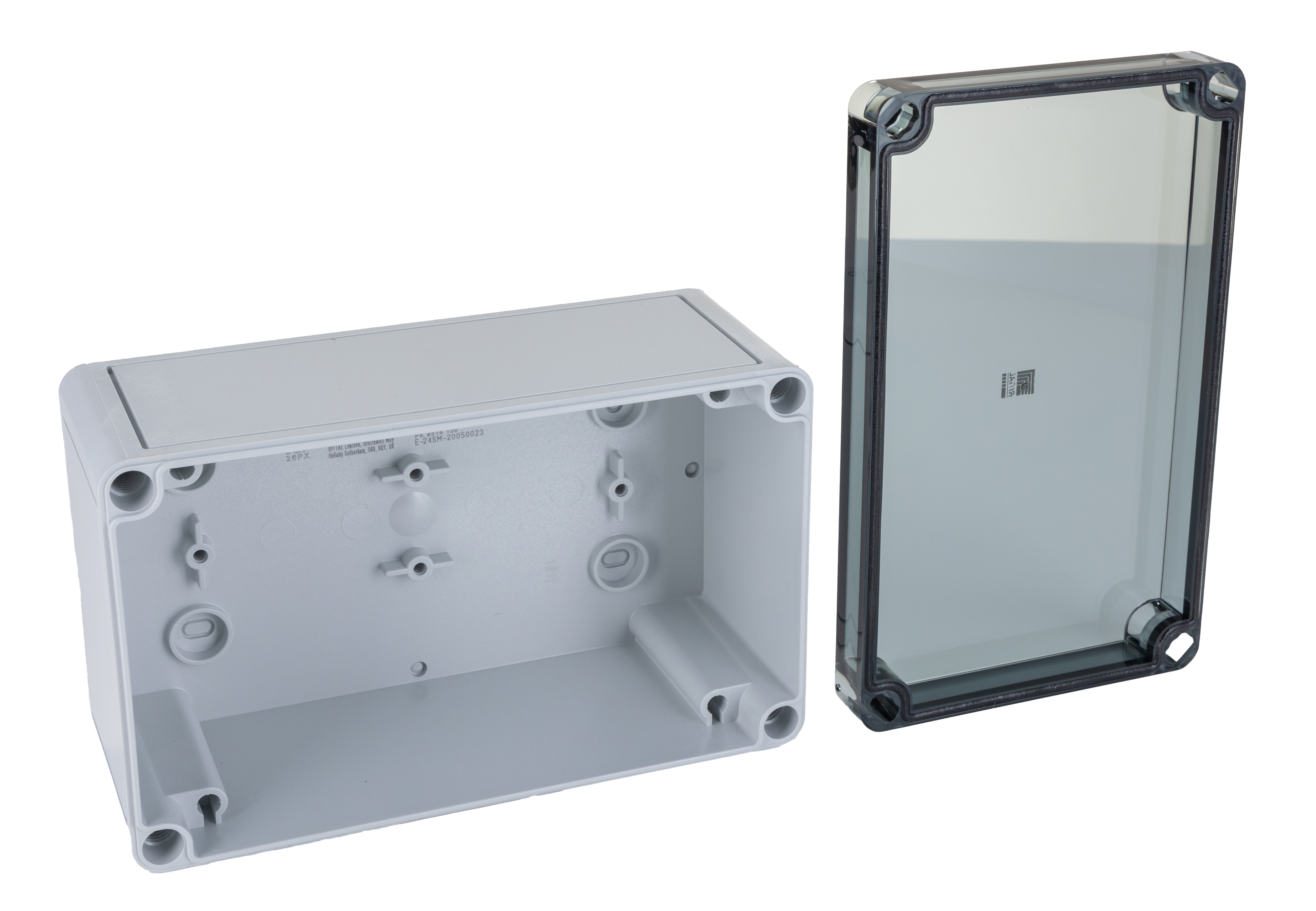 Rittal PK Series Polycarbonate Wall Box, IP66, Viewing Window, 110 mm x 180 mm x 90mm