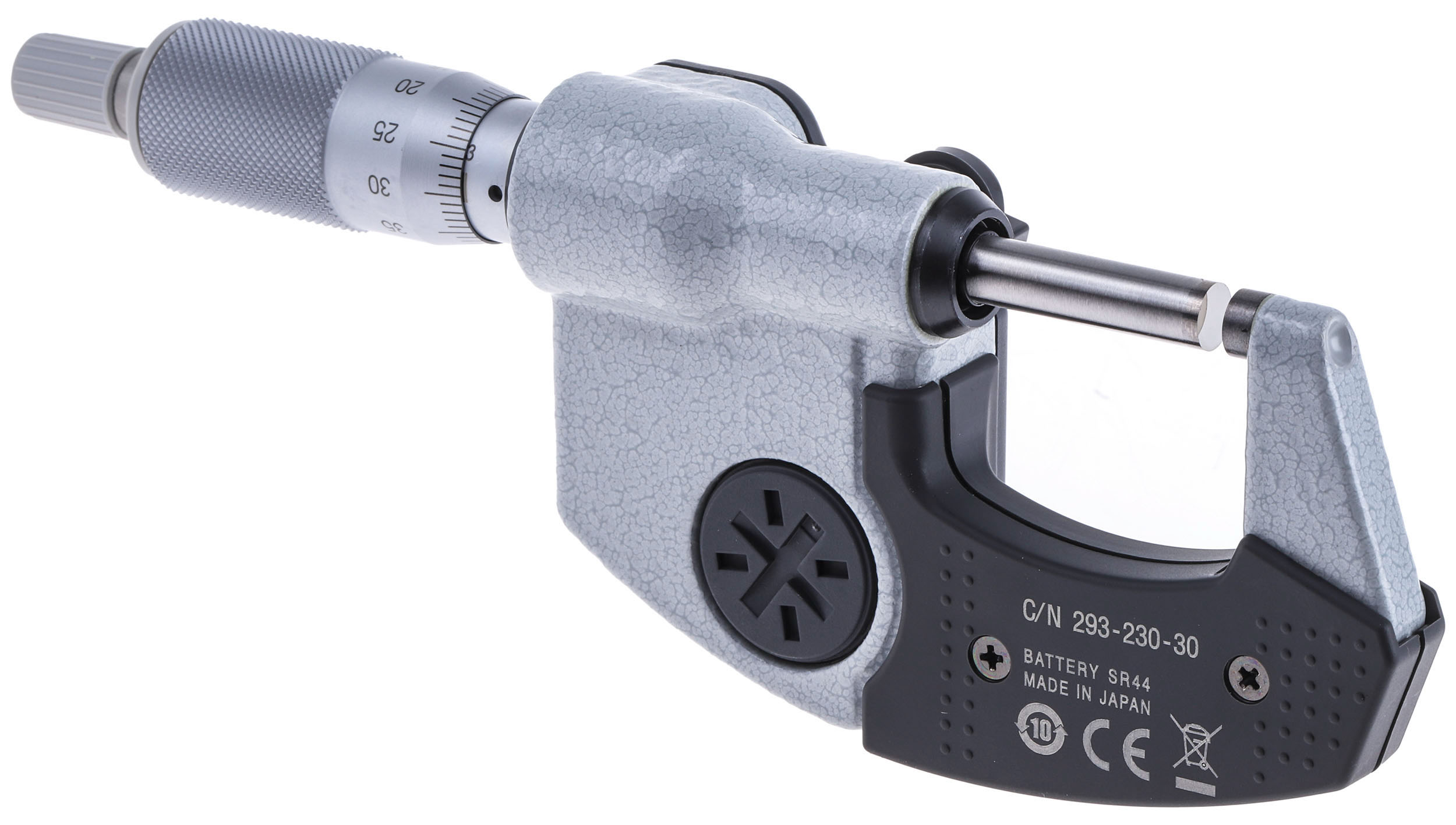 Mitutoyo 293-230-30 External Micrometer, Range 0 mm →25 mm