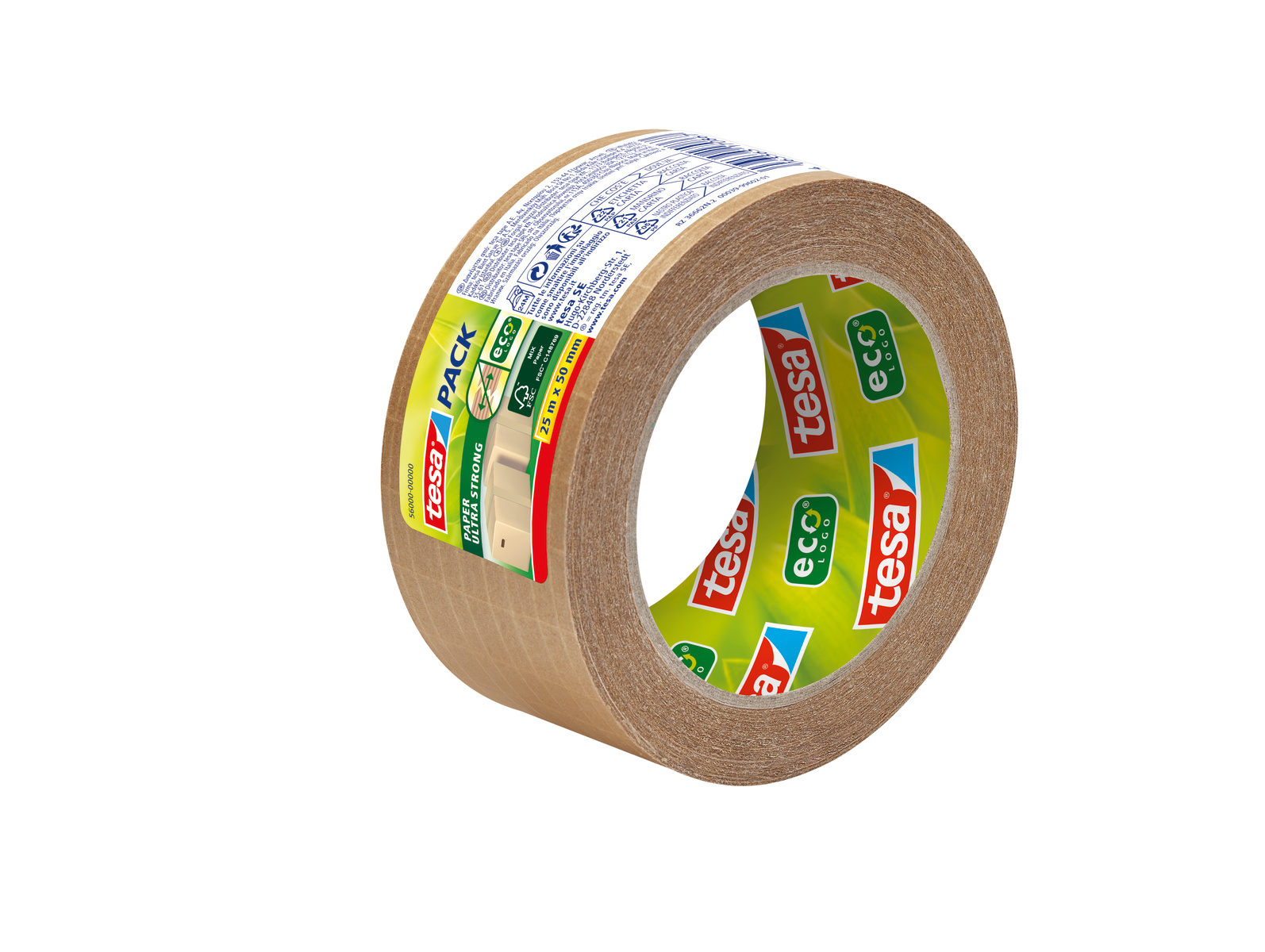Tesa BNR 56000 Brown Packing Tape, 109mm x 109mm