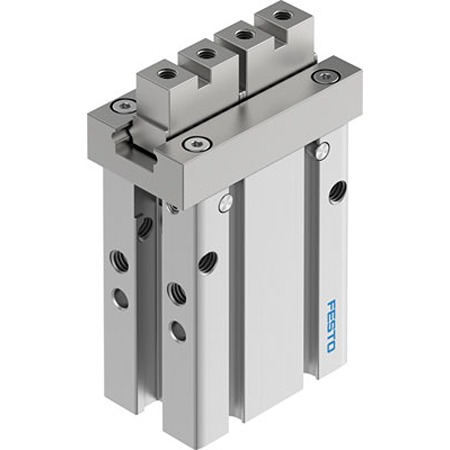 Festo 2 Finger Double Action Pneumatic Gripper, DHPC-16-A-NC-S-2, Parallel Gripping Type