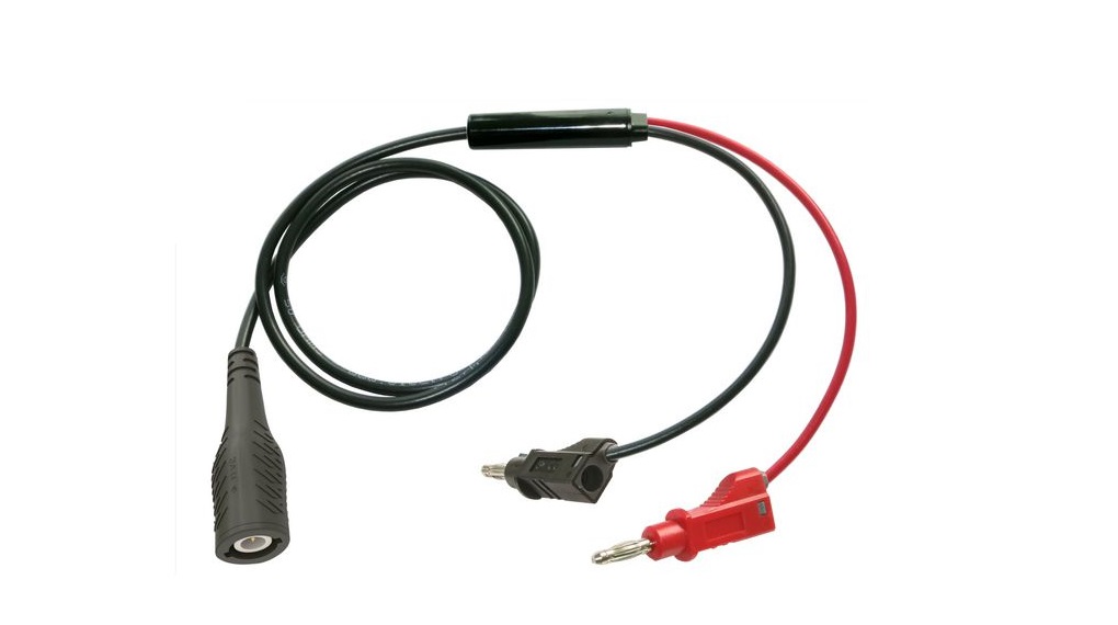 RND Banana Plug, 3A, Black, 1m Lead Length