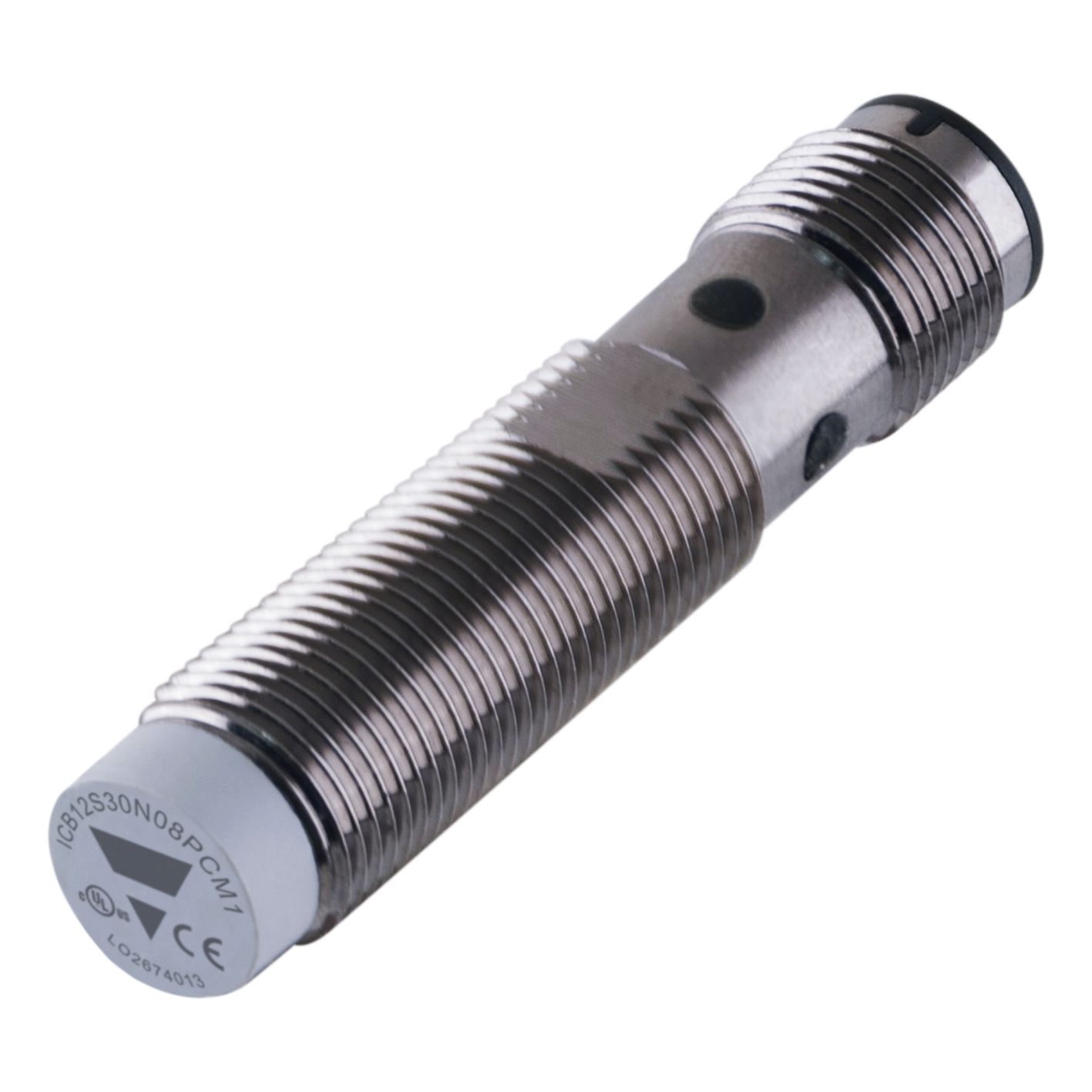 Carlo Gavazzi Inductive Threaded Barrel Proximity Sensor, M12, 4 mm Detection, PNP NO, 10 → 36 V dc