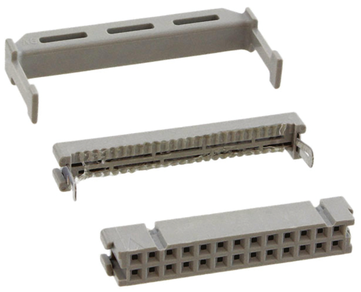 3M 26-Way IDC Connector Socket for Cable Mount, 2-Row