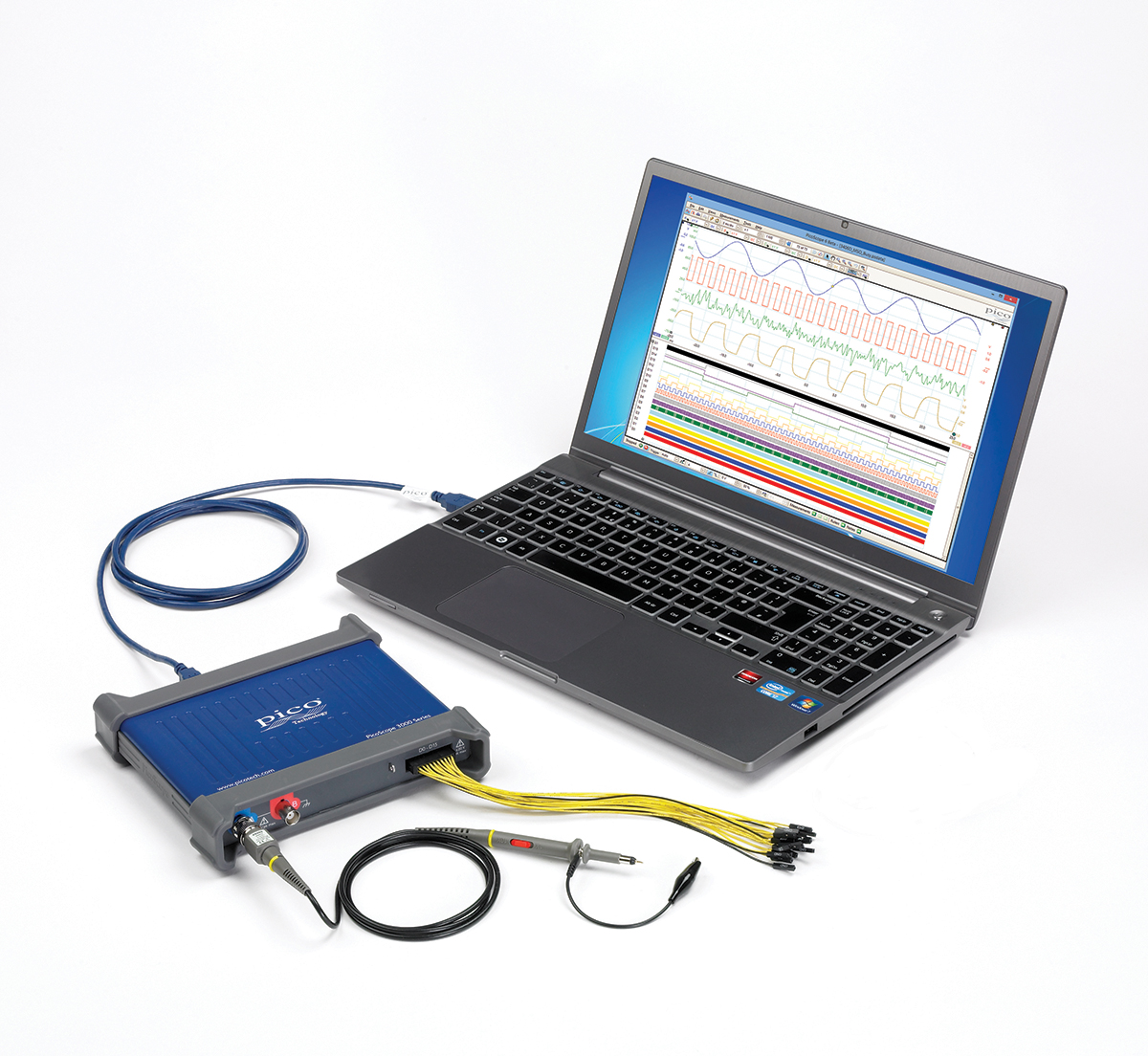 Pico Technology 3204D PicoScope 3000 Series, 70MHz PC Based Oscilloscope, 2 Analogue Channels - RS Calibrated