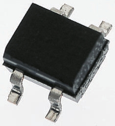 onsemi Bridge Rectifier, 1A, 800V, 4-Pin