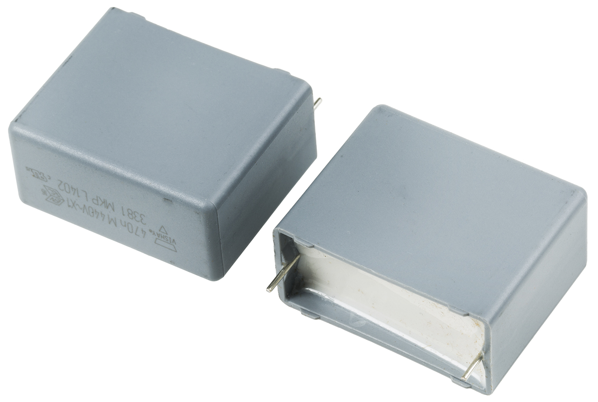 Vishay MKP 338 Polypropylene Film Capacitor, 440V ac, ±20%, 470nF, Through Hole