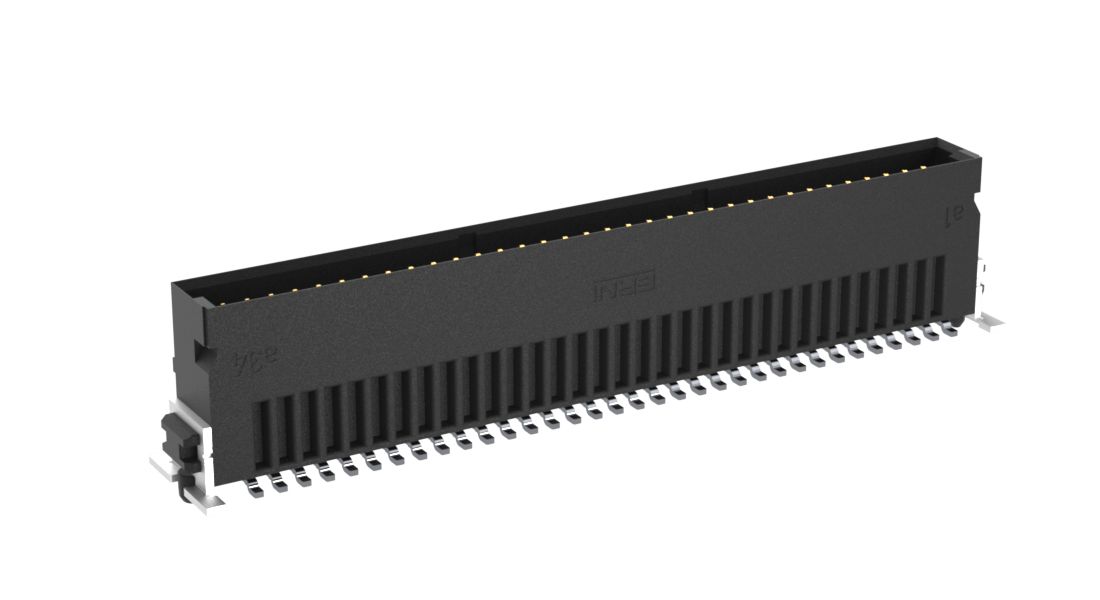 ERNI SMC Series Vertical Surface PCB Header, 68 Contact(s), 1.27 mm Pitch, 2 Row, Shrouded