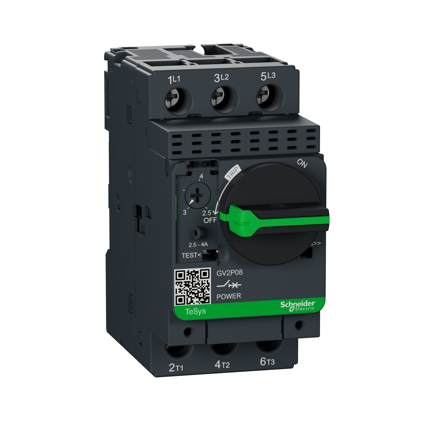Schneider Electric TeSys 690 V Motor Protection Circuit Breaker, 3P Channels, 2.5 → 4 A, 8 kA