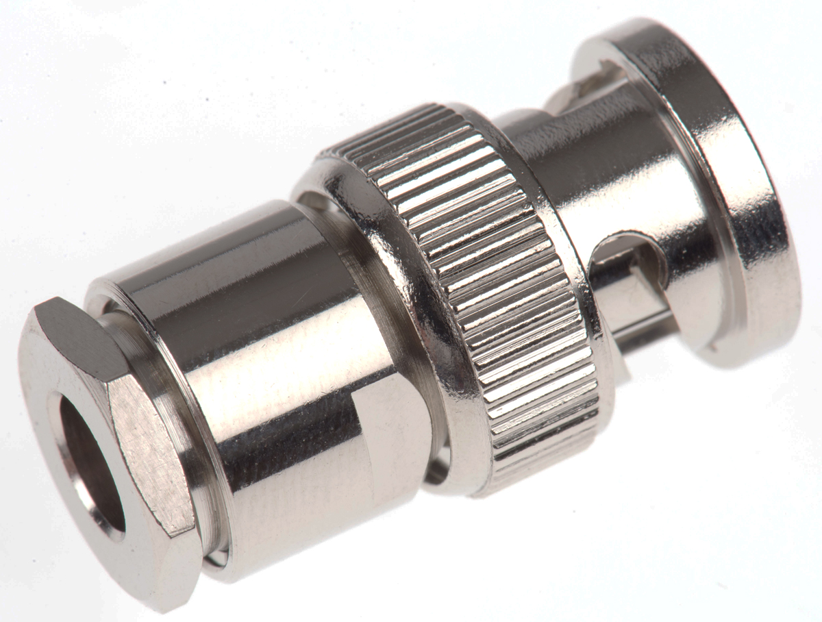 Amphenol RF, Plug Cable Mount BNC Connector, 50Ω, Clamp Termination, Straight Body