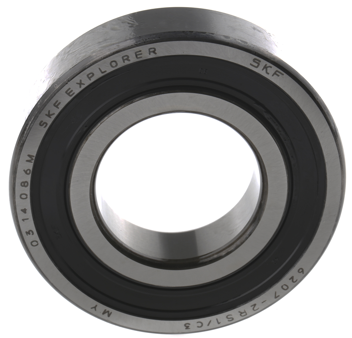 SKF 6207-2RS1/C3 1 Row Ball Bearing - 35 mm ID, 72 mm OD