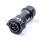 Amphenol Industrial Circular Connector, 5 Contacts, Cable, Standard Connector, Plug, Male, IP68, X-LOK Series