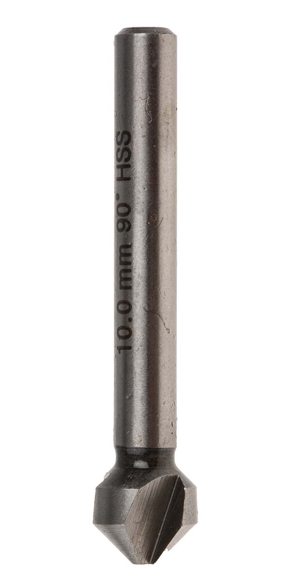 RS PRO HSS Drill Bit, 10mm Head, 3 Flute(s), 90°, 1 Piece(s)