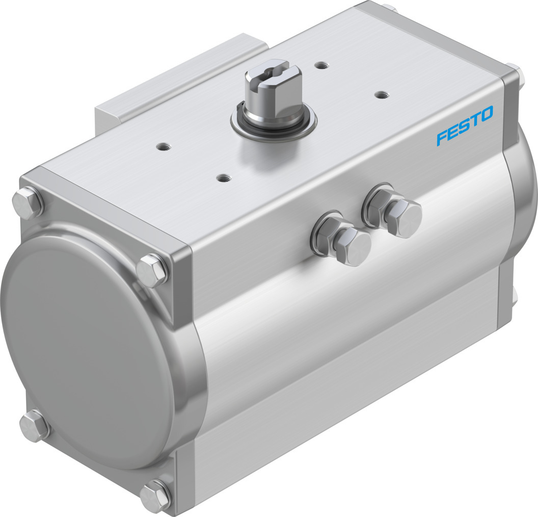 Festo DFPD Series 8 bar Double Action Pneumatic Rotary Actuator, 90° Rotary Angle, 80mm Bore