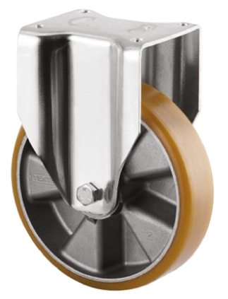 Tente Fixed Castor Wheel, 600kg Capacity, 160mm Wheel