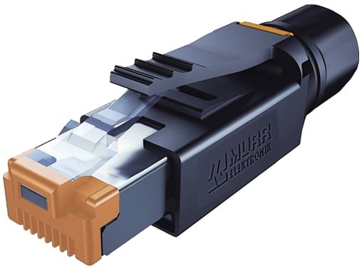 Murrelektronik Limited 7000 Series Male RJ45 Connector, Cable Mount, Cat6a 1 Port 1 -Way