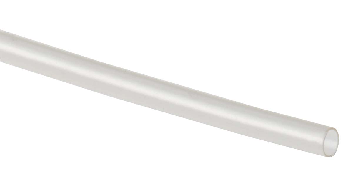 TE Connectivity Heat Shrink Tubing, Clear 1.2mm Sleeve Dia. x 1.2m Length 2:1 Ratio, KYNAR Series