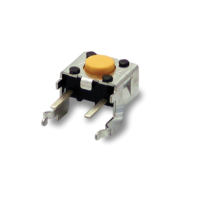 Omron Ivory Plunger Tactile Switch, SPST 1.2 VA 6mm Through Hole