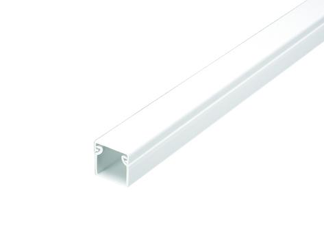 RS PRO White Cable Trunking, W15 mm x D25mm, L2m, PVC