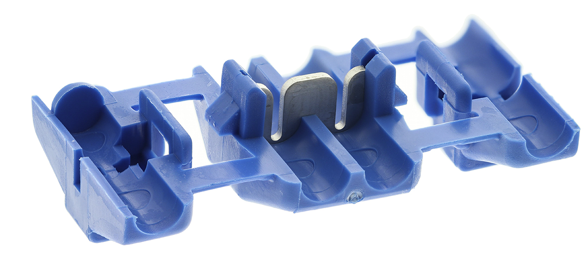 TE Connectivity Tap Splice Connector, Blue, Insulated, Tin 17 → 13 AWG