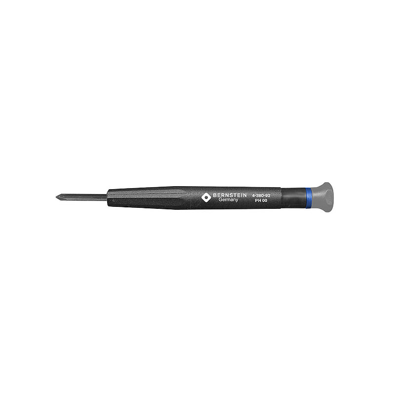 Bernstein Phillips Micro Screwdriver, PH00 Tip, 17 Blade, 104 Overall