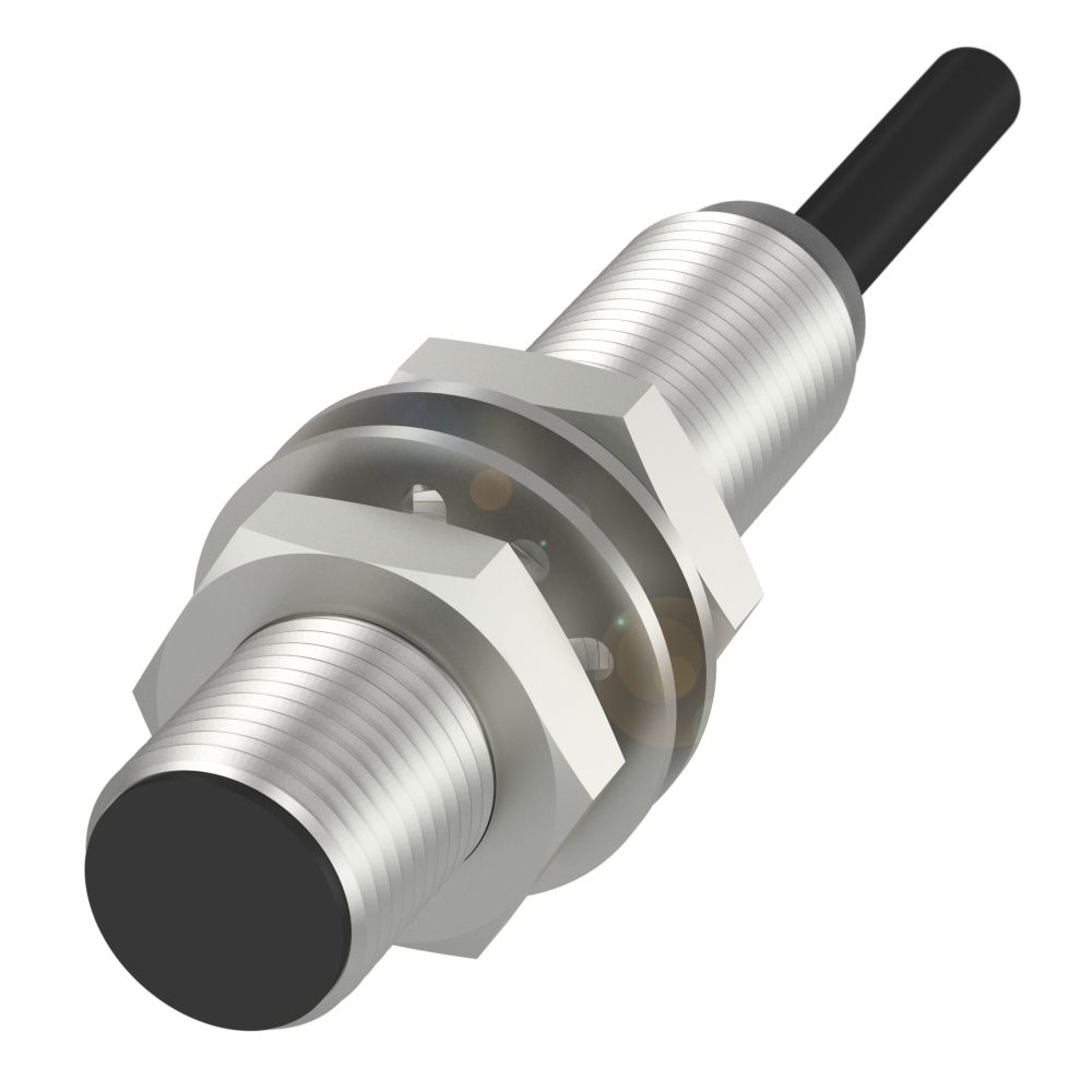 BALLUFF Inductive Threaded Barrel Proximity Sensor, M12, 4 mm Detection, NPN NO, 10 → 30 V dc