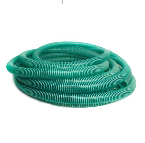 RS PRO PVC, Hose Pipe, 50mm ID, 60.2mm OD, Green, 5m
