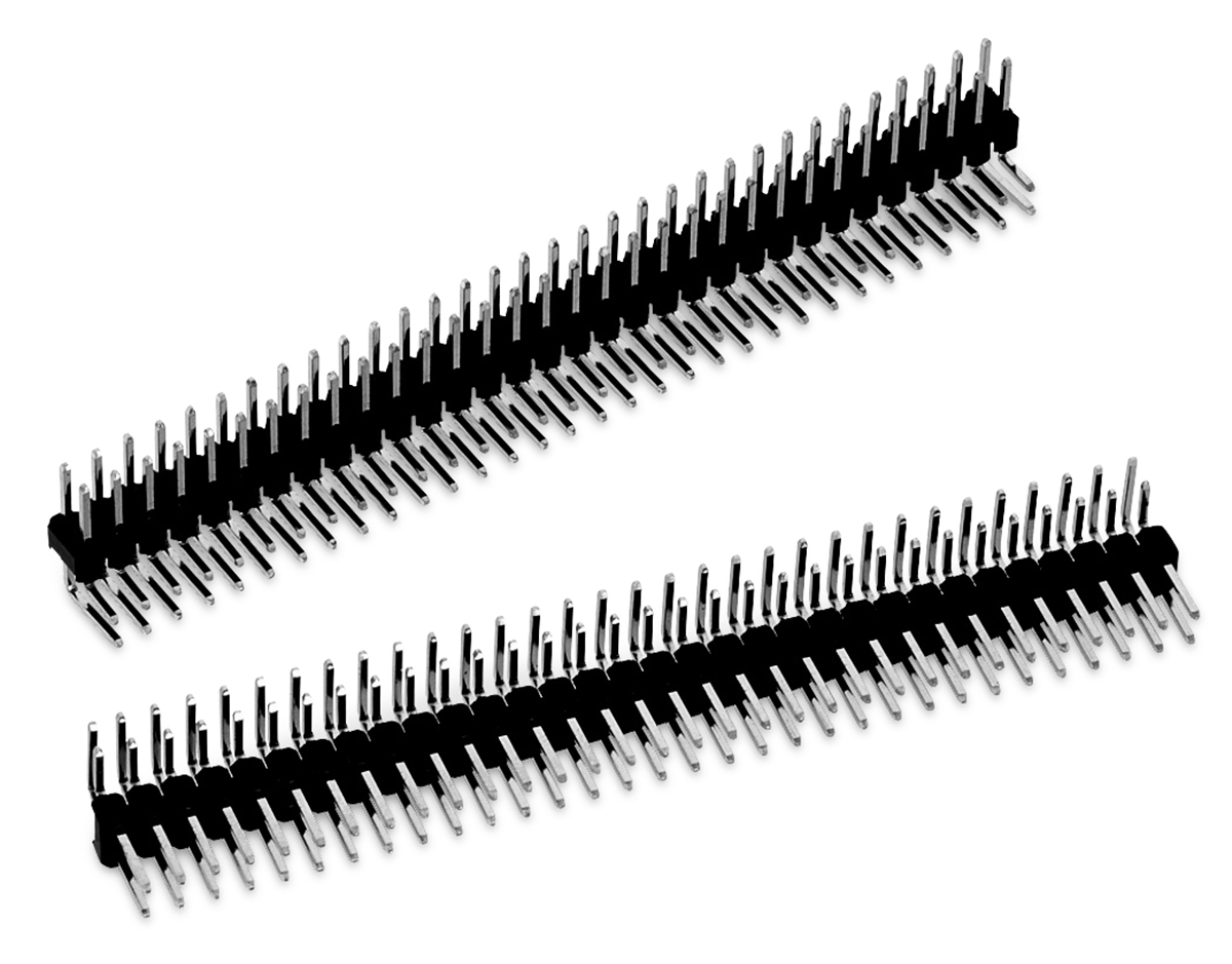 Wurth Elektronik WR-PHD Series Right Angle Through Hole Pin Header, 14 Contact(s), 2.54 mm Pitch, 2 Row, Unshrouded
