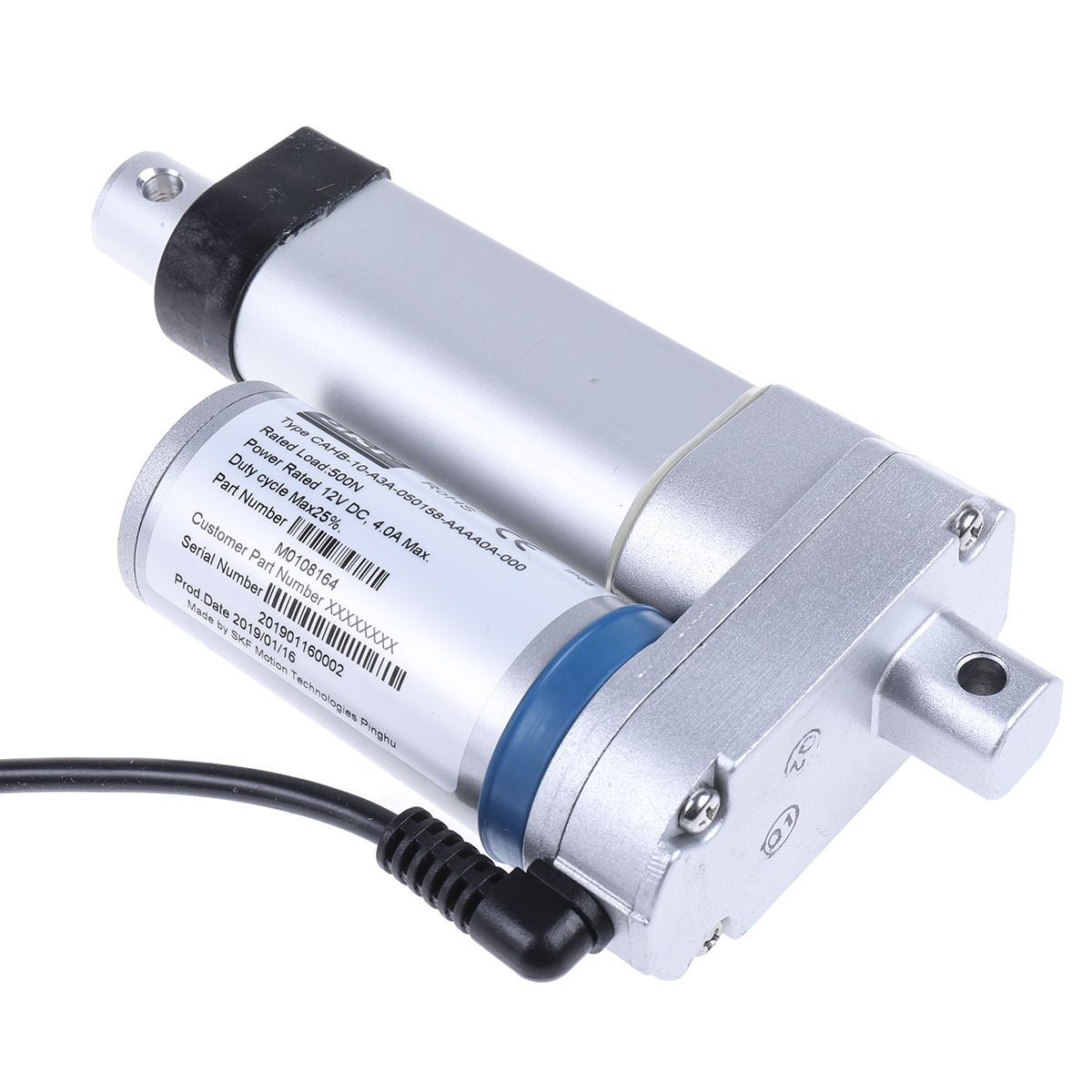 Ewellix Makers in Motion Micro Linear Actuator, 50mm, 12V dc, 500N, 16mm/s