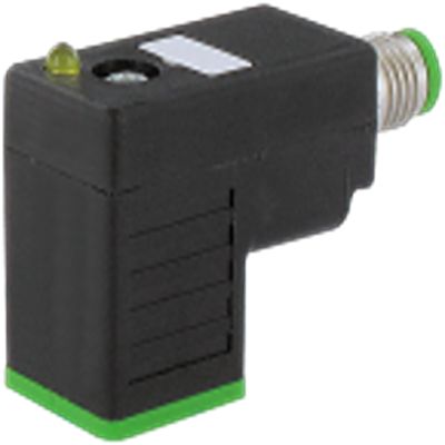 Murrelektronik Limited MSUD 2 + PE DIN 43650 DIN 43650 Solenoid Connector with Indicator Light, 24 V Voltage