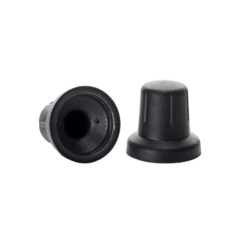 Sifam 17mm Black Potentiometer Knob for 6mm Shaft Splined, 3/07/TPN170 006 BLACK
