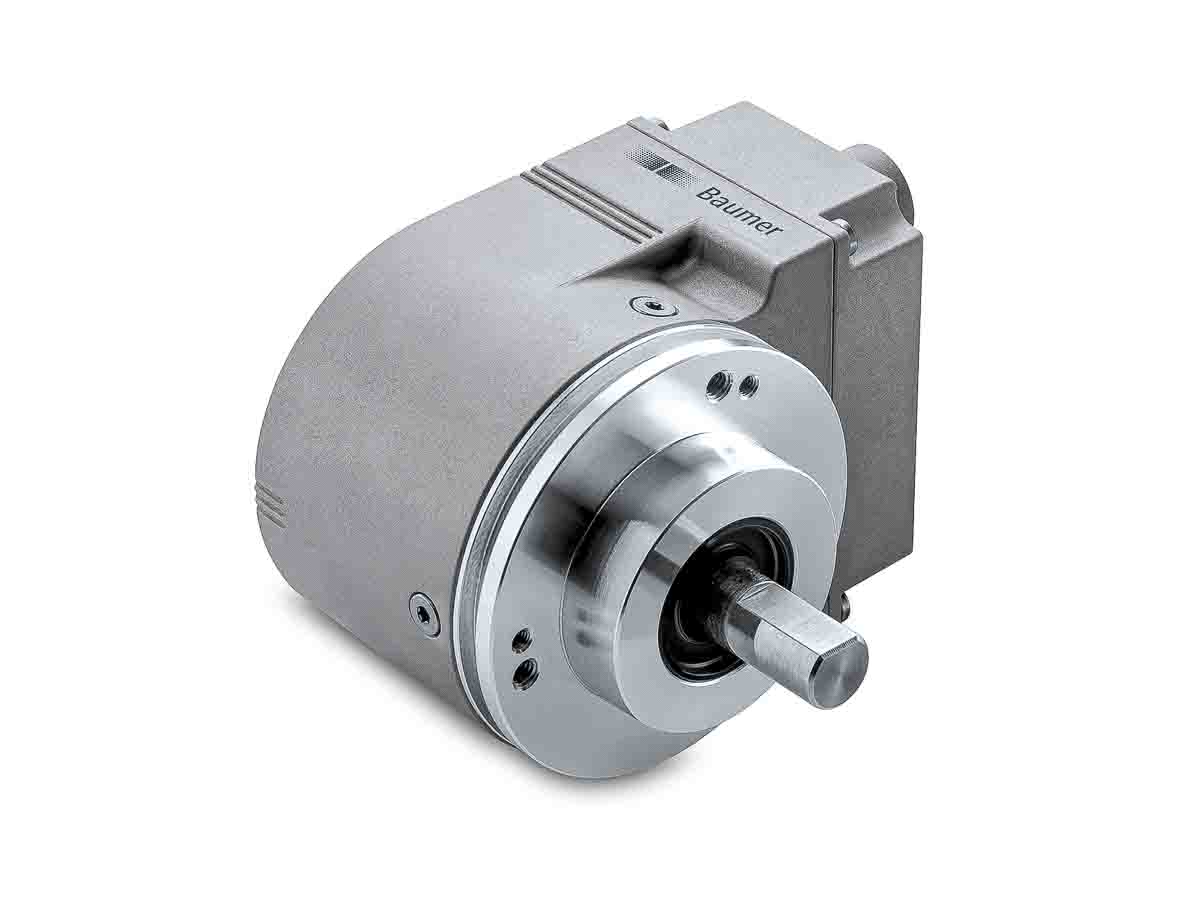 Baumer EAL580 Series Optical Absolute Encoder, Solid Type, 10mm Shaft